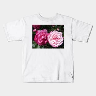 Pink Rose Photo Kids T-Shirt